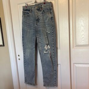 Old Navy Distressed Blue Jeans